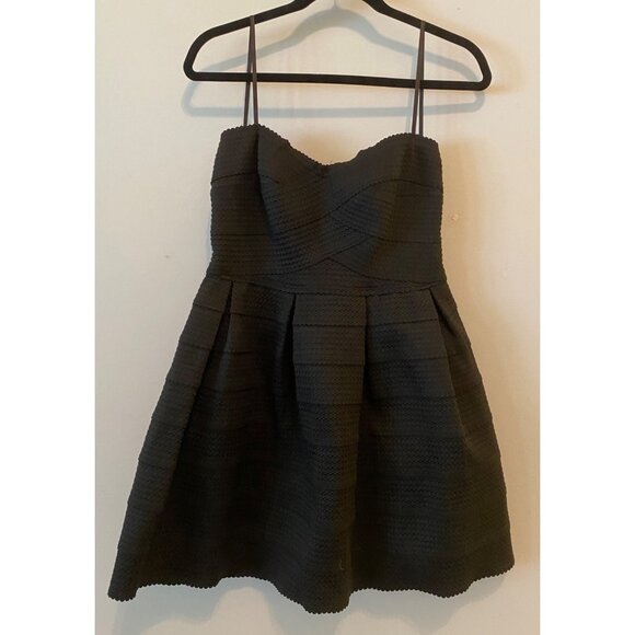 B Darlin Dresses & Skirts - B. Darlin Black Strapless Mini Dress Tiered Stiff Material Size 11/12